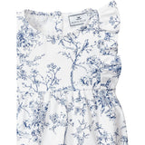 Baby's Twill Ruffled Romper in Timeless Toile