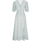 Elaine Dress in Floral Blues