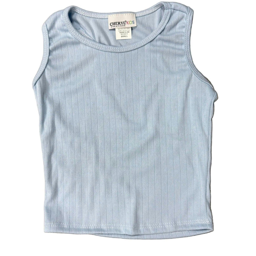 Girls Pointelle Tank Top