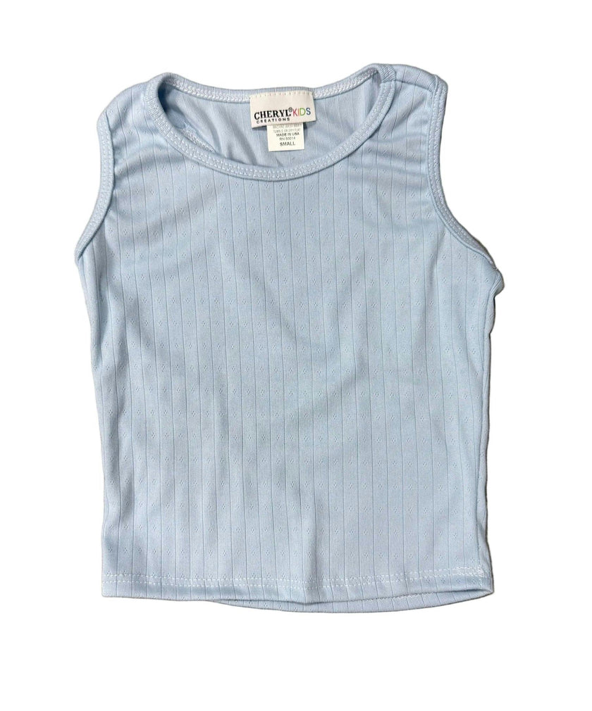 Girls Pointelle Tank Top