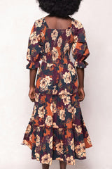 Madeline Dress in Equinox Rose