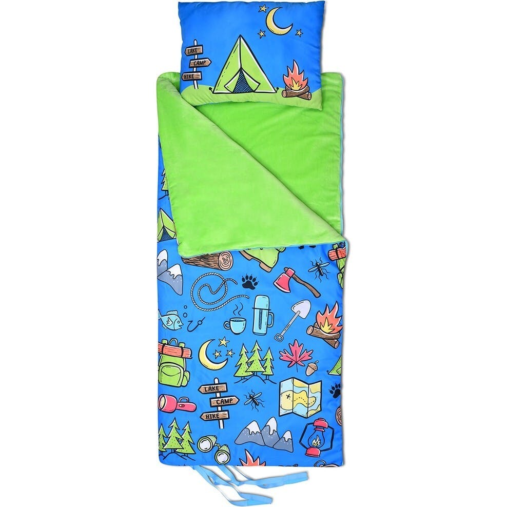 Camp Out Sleeping Bag and Pillow Set
