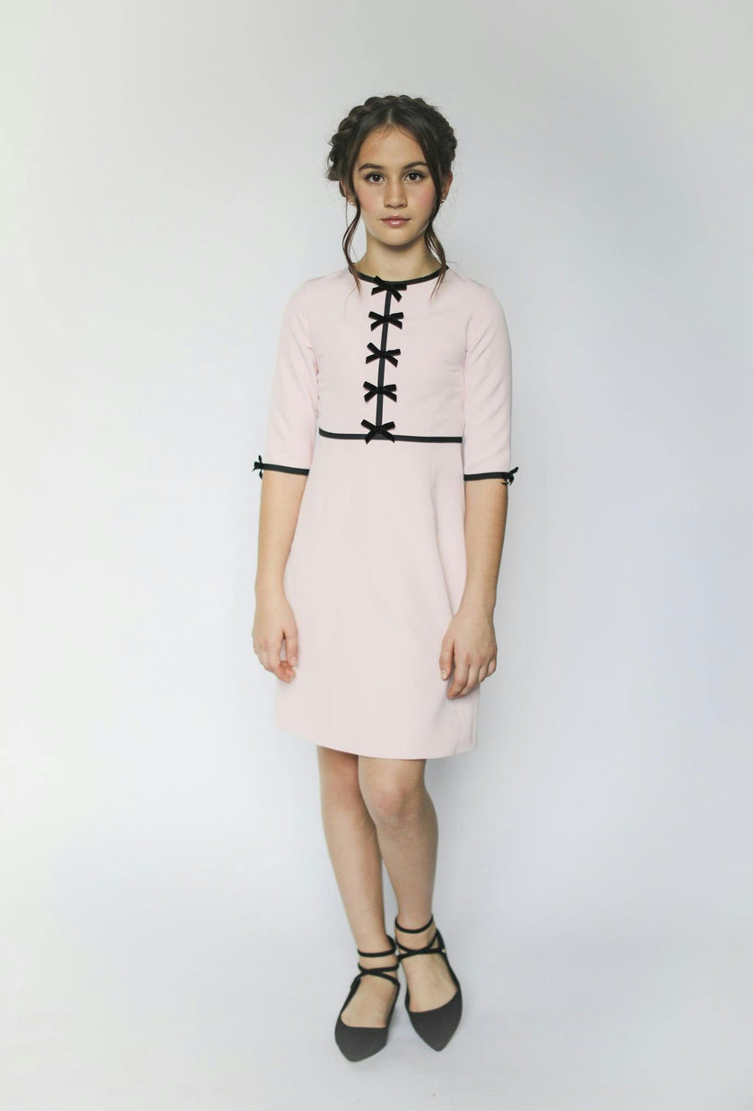 Anais bow dress (ivory)