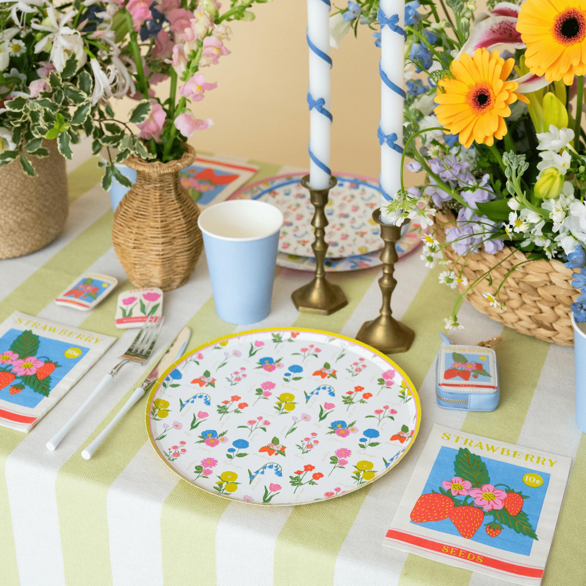In Bloom Floral Dinner Plates