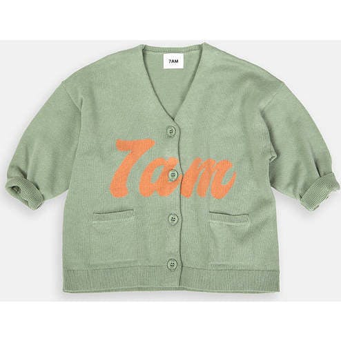 Baby My Boxy Cotton V-Neck Cardigan