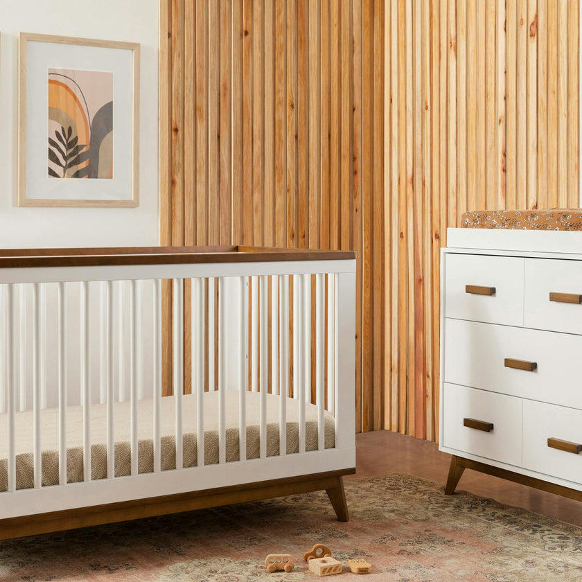 Scoot 3-in-1 Convertible Crib with Toddler Bed Conversion Kit