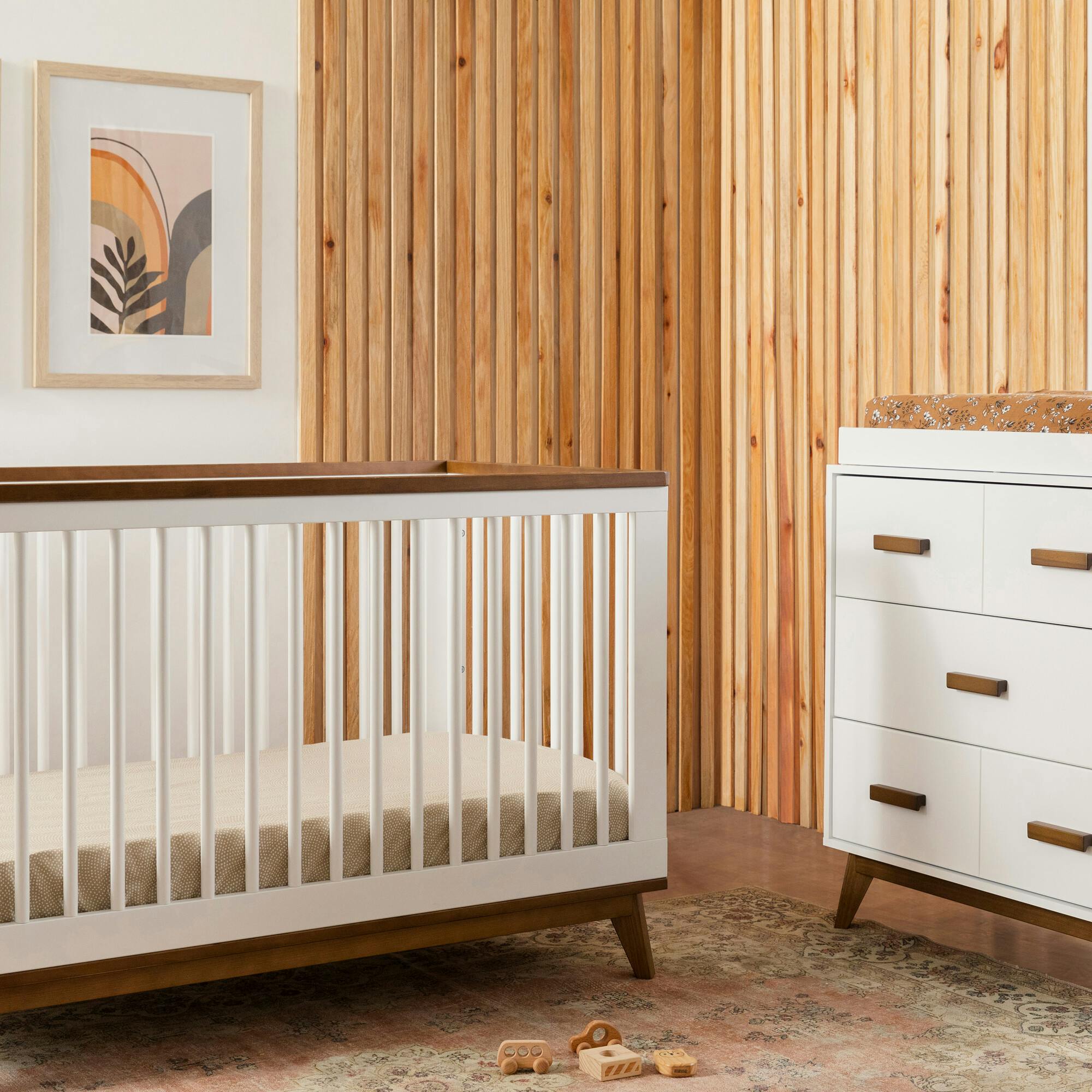 Scoot 3-in-1 Convertible Crib with Toddler Bed Conversion Kit