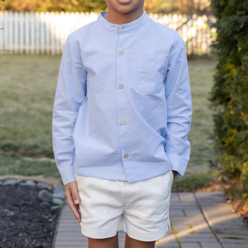 Arthur Long Sleeve Shirt - Dusty Blue