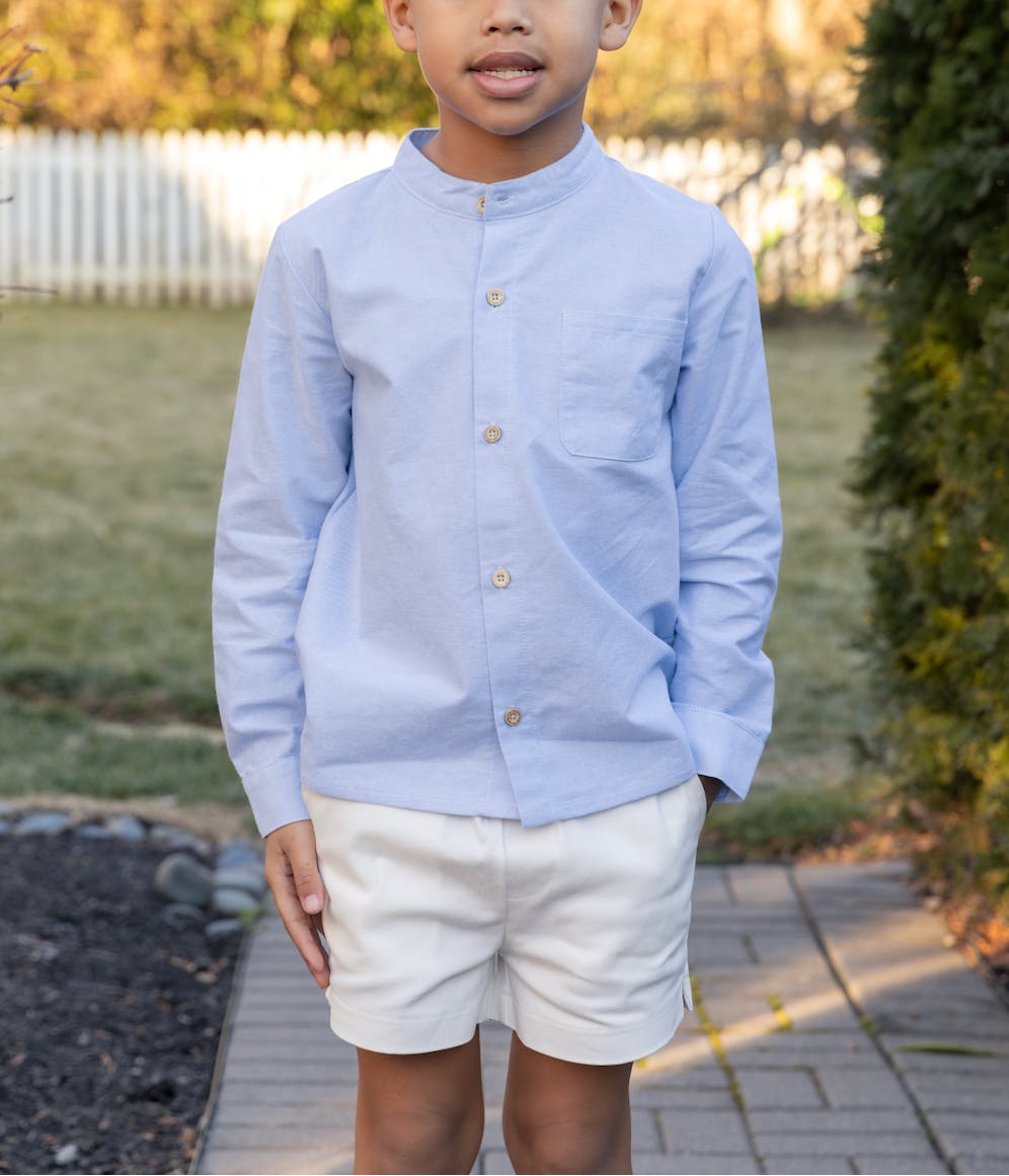 Arthur Long Sleeve Shirt - Dusty Blue