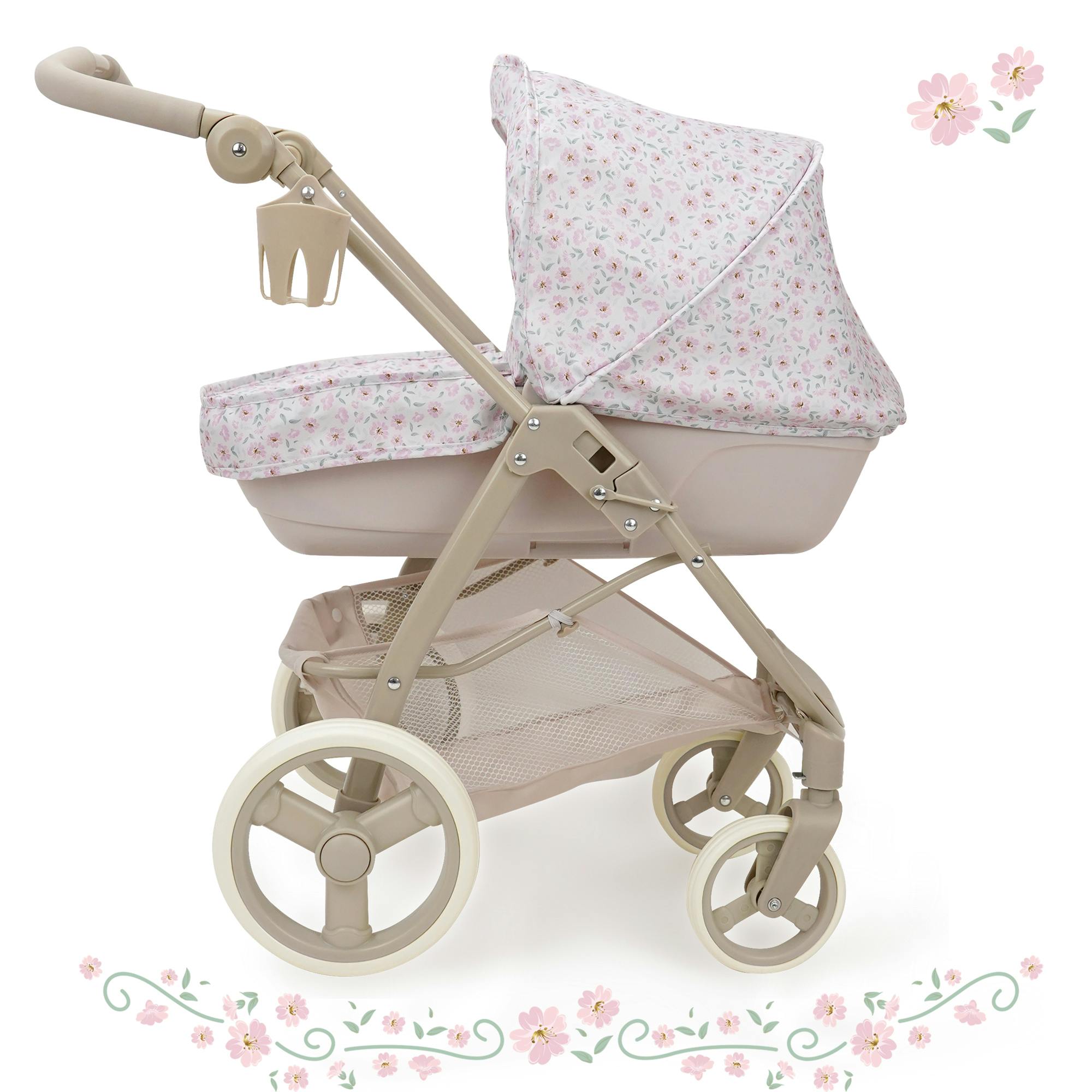 Little Flora: 2-In-1 Doll Pram - Bella