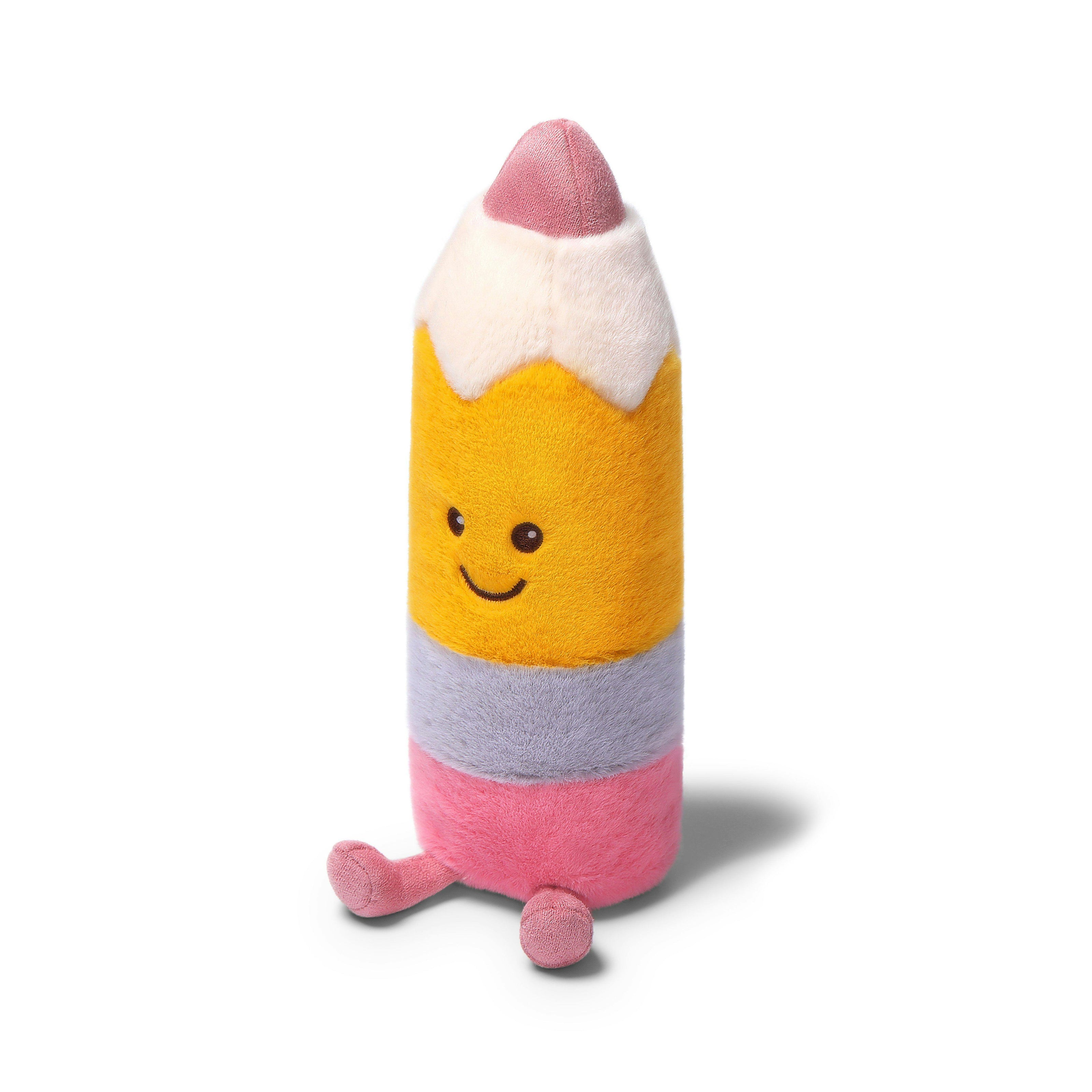 McHugs Perfect Score Pink Pencil Weighted Plush Friend 18 cm