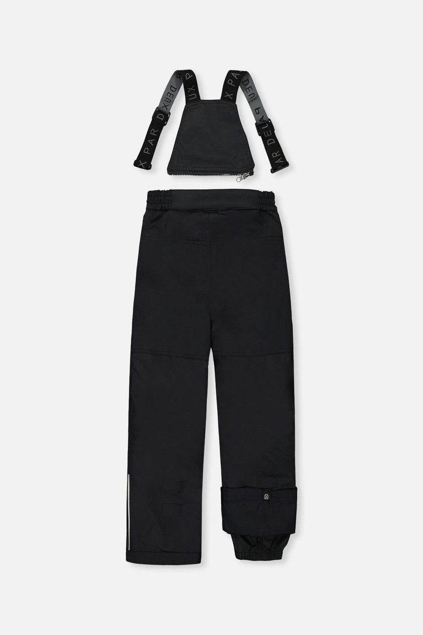 Two Piece Play Snowsuit Black With Black Pants