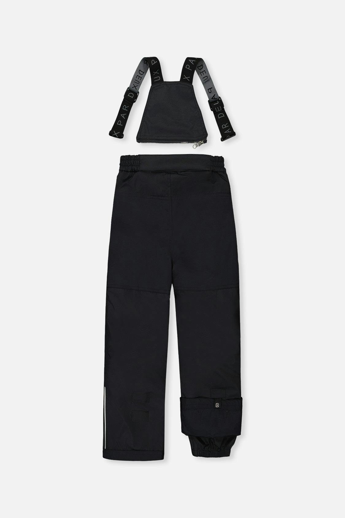 Two Piece Play Snowsuit Black With Black Pants