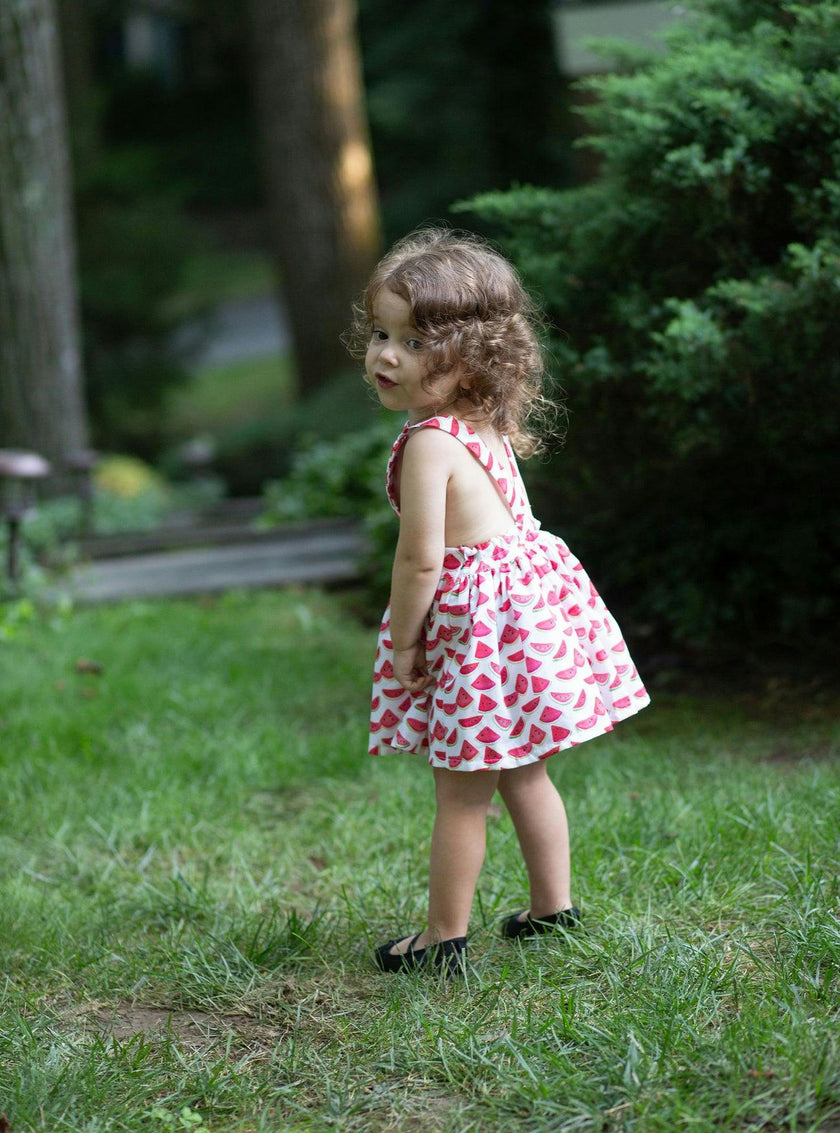 Pinafore Dress in Watermelons