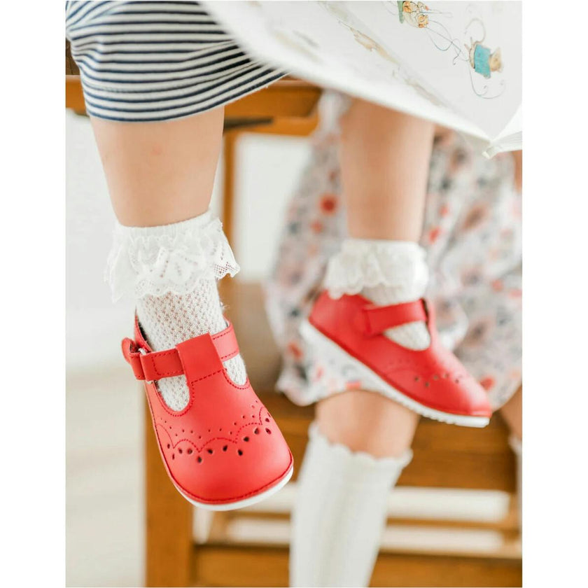 Birdie Leather T-Strap Mary Jane (Baby)