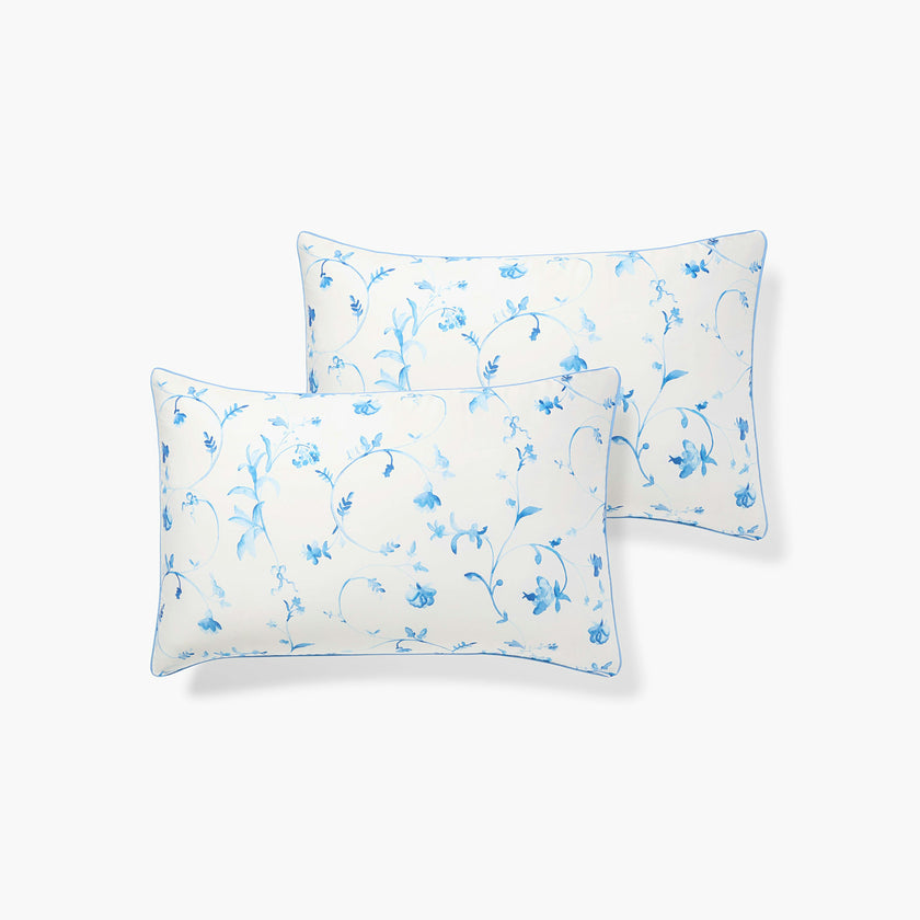 The Pillowcase Set - Blue Botanical