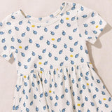 Sunny Dress - Tossed Dreidels