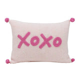 Xoxo Mini Pom Pom Pillow