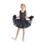 Black Calivra Polka Dot Dress