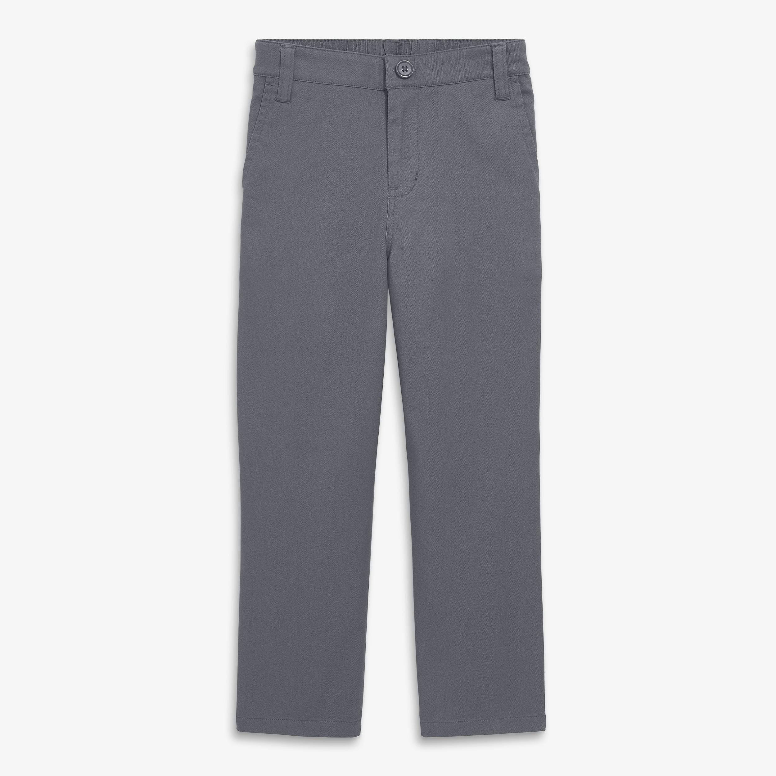 Kids stretch chino elastic-back pant