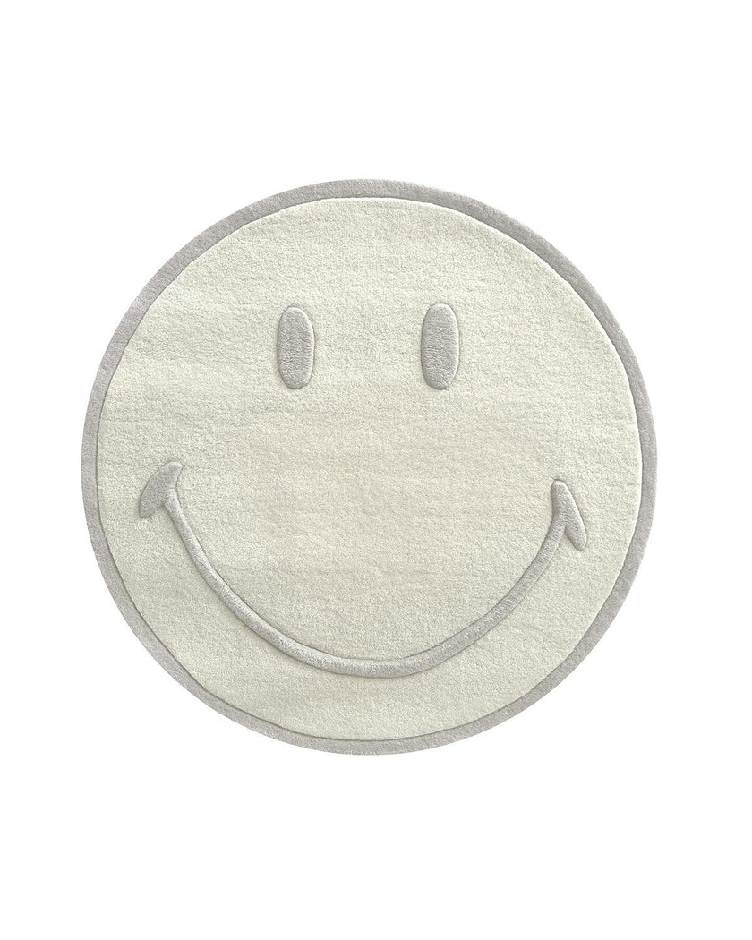 Round Smiley Rug