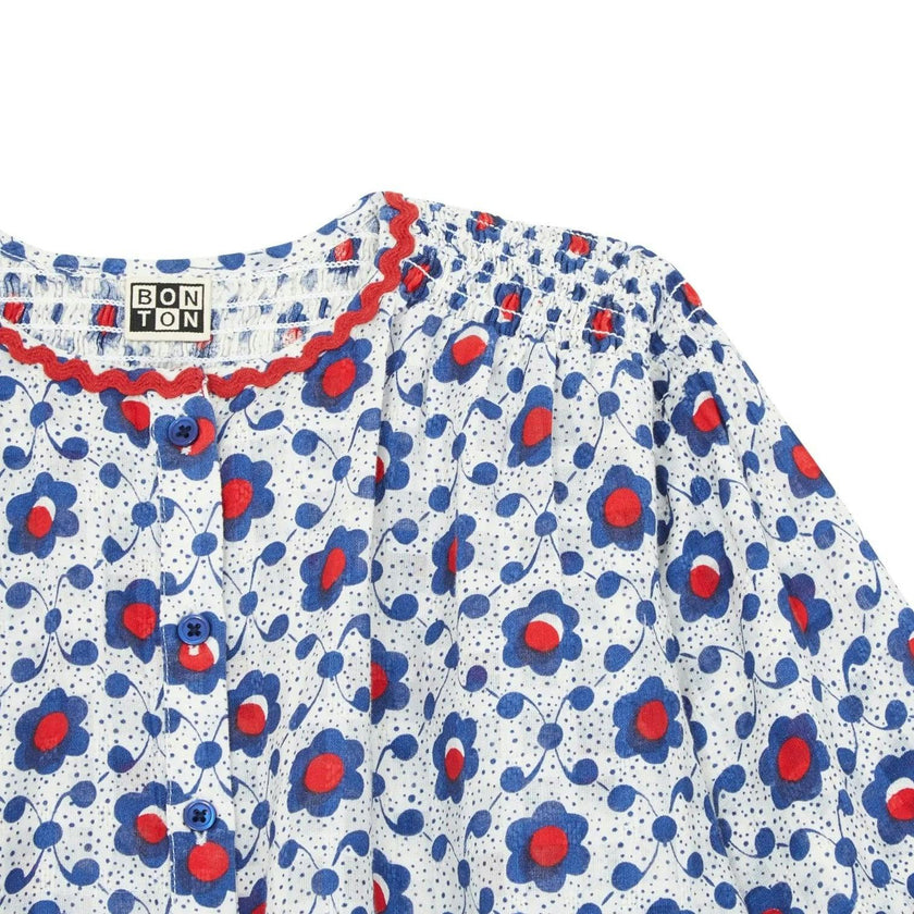 BONTON Earthenware Floriane Floral Blouse