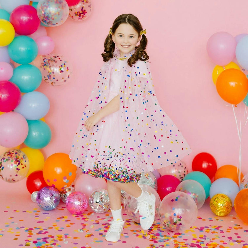 Pink Confetti Cape