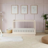 Harlow Acrylic 3-In-1 Convertible Crib With Toddler Bed Conversion Kit