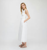 The Christina Nap Dress - White Trellis Broderie