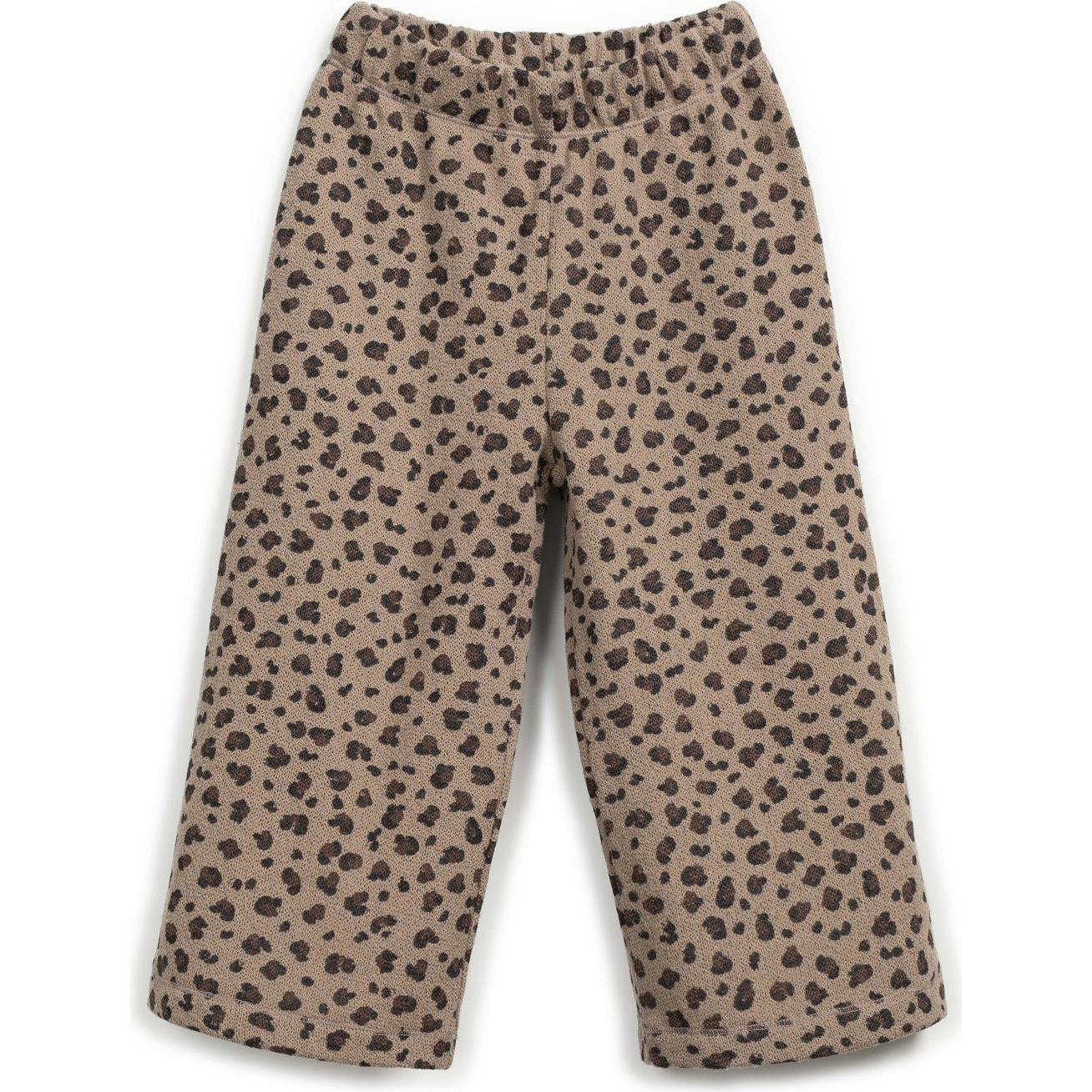 Leopard Print Jersey Trousers