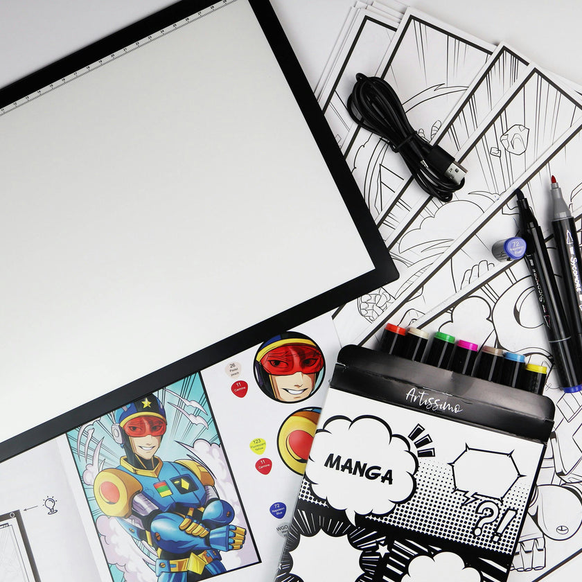 Manga - + Led Light Pad And Markers Workshop - 10y+