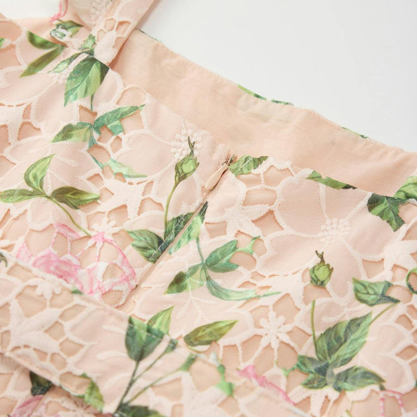 Leonora Embroidered Mini Dress