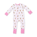 Bestie Dogs Pink - Convertible Romper
