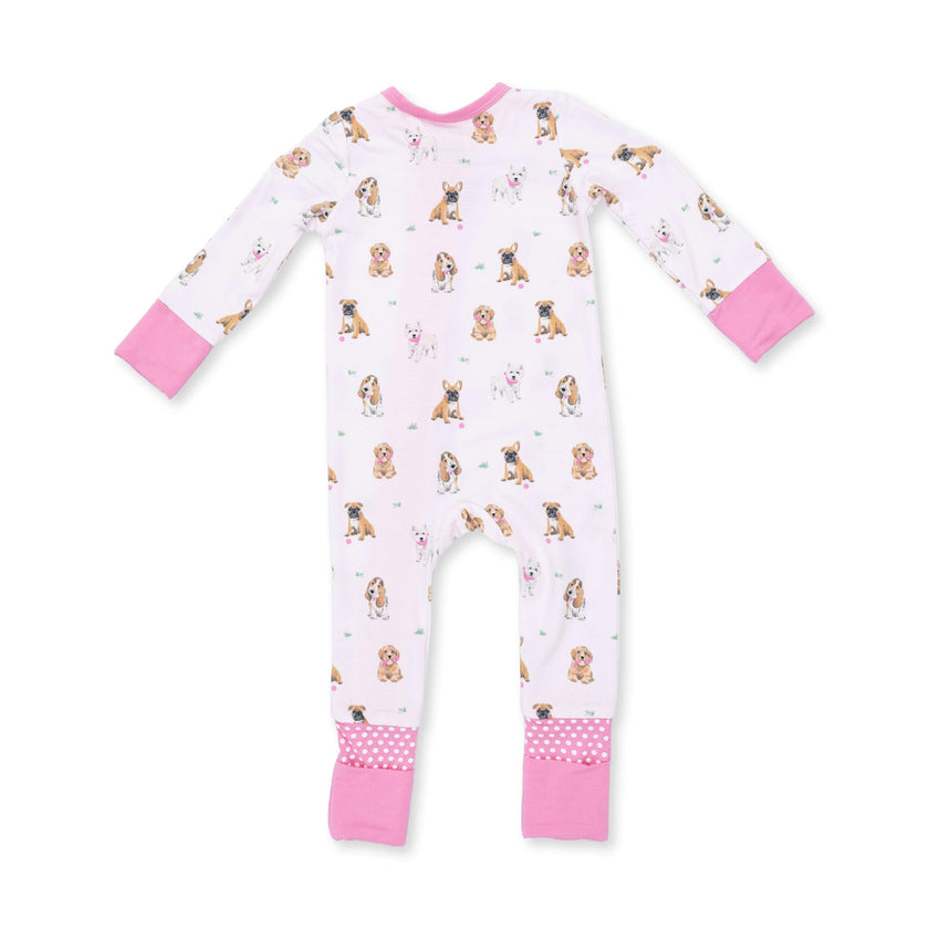Bestie Dogs Pink - Convertible Romper