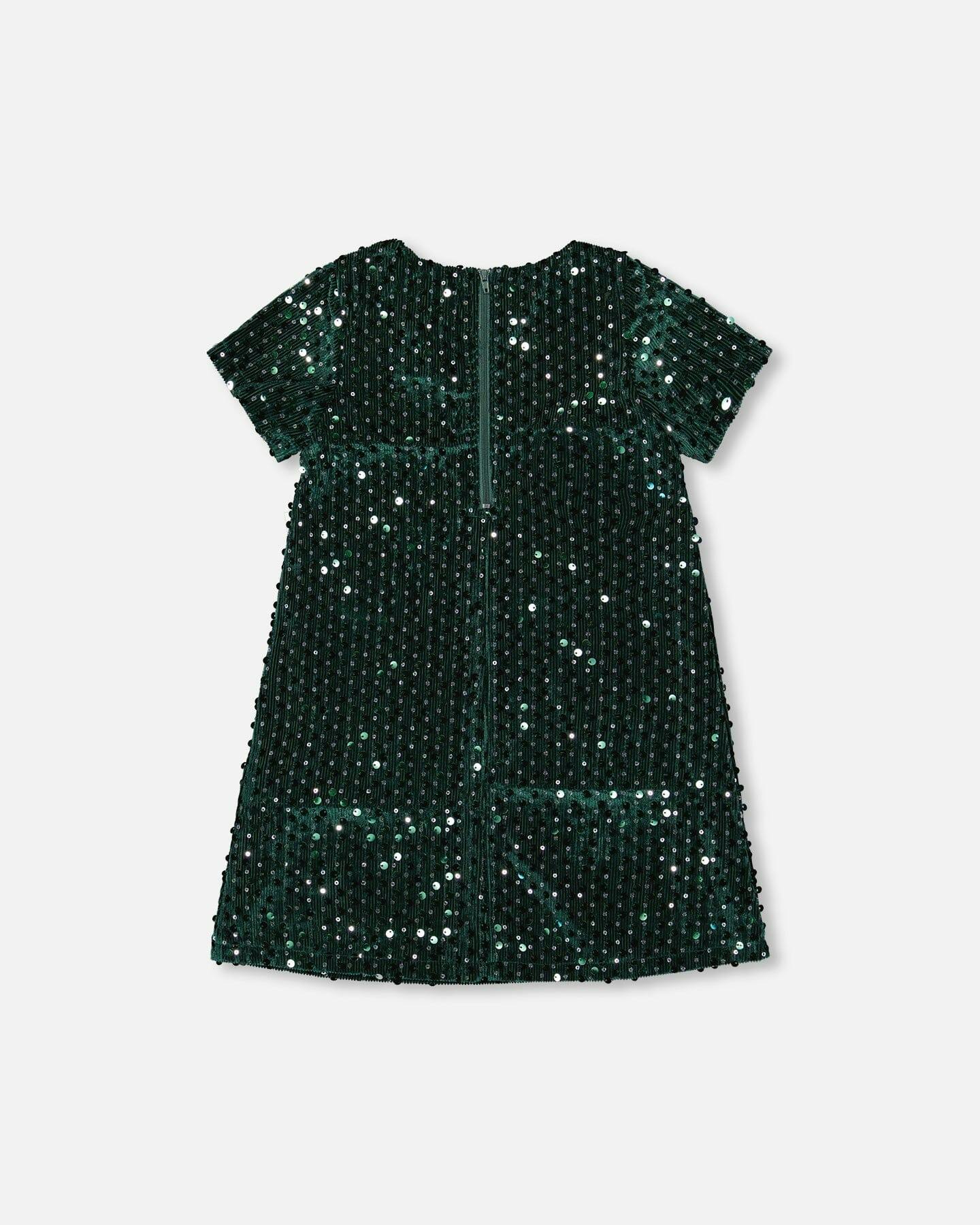 Velvet Short Sleeve Dress