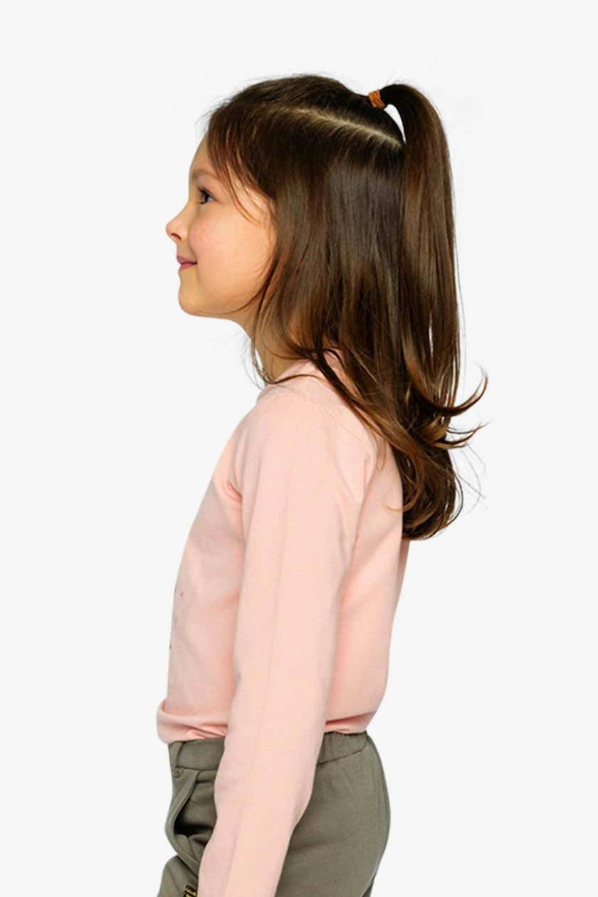 Organic Cotton Jersey T-Shirt Pale Dusty Pink