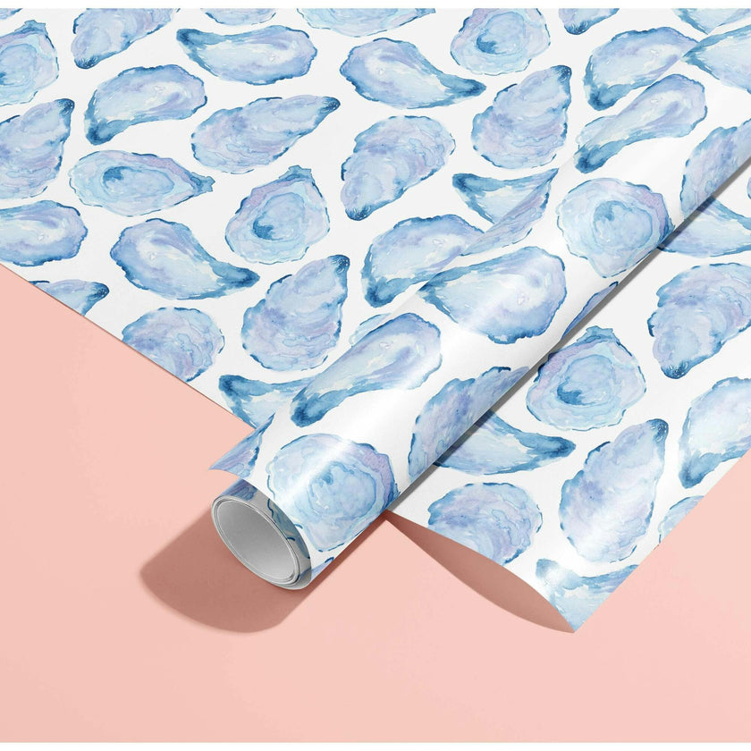 Mussel Shells Coastal Gift Wrap