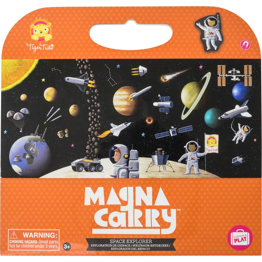 Tribe: Magna Carry - Space Explorer Fold Out Magnetic Play Scene