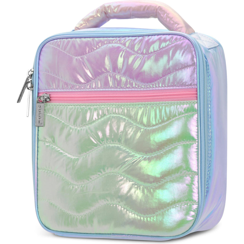 Color Block Quilted Lunch Tote