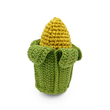 Chicken & Corn Rattle Gift Box 🌽👀🐓 100% organic cotton crochet rattles