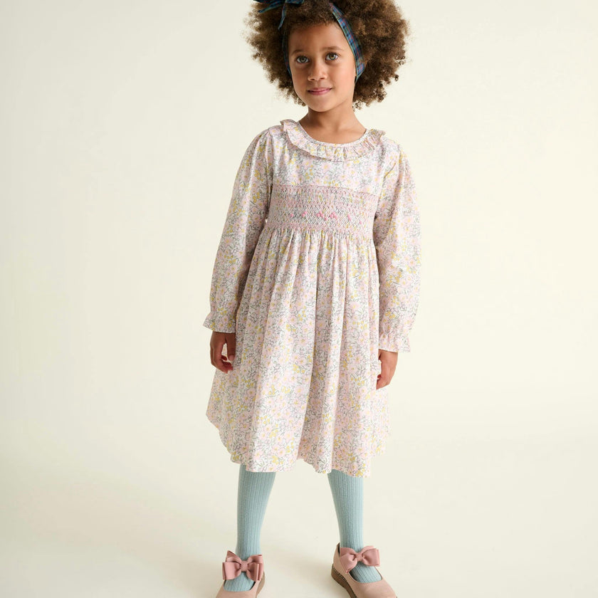 Smocked Girls Dress