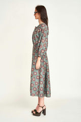 Somerset Dress in Mallard Coeur