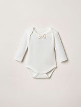 Cream 3-Piece Cable Knit Romper, Bodysuit & Beanie Set
