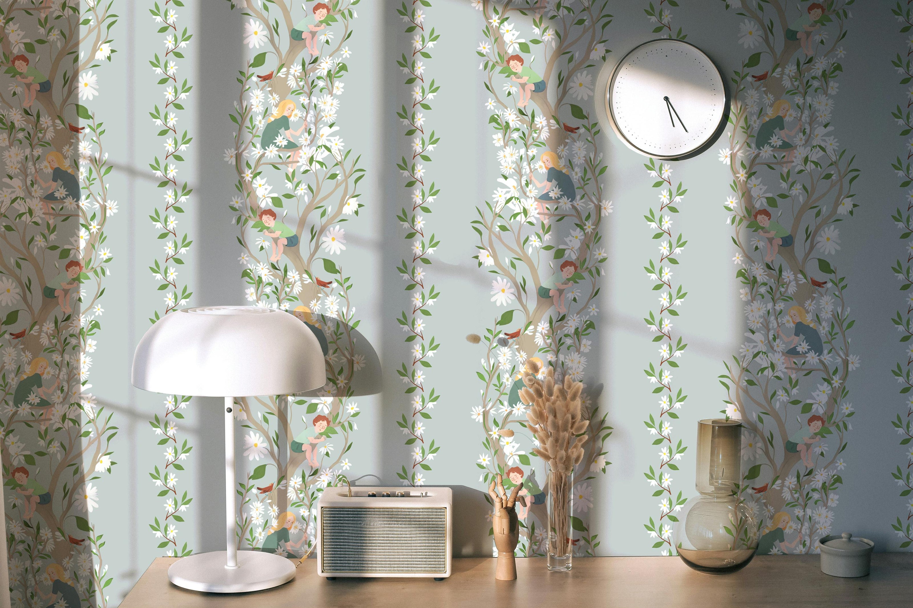 Papier peint CAMOMILLE coloris Jour
