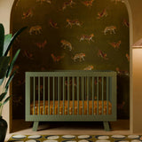 Hudson 3-In-1 Convertible Crib With Toddler Bed Conversion Kit