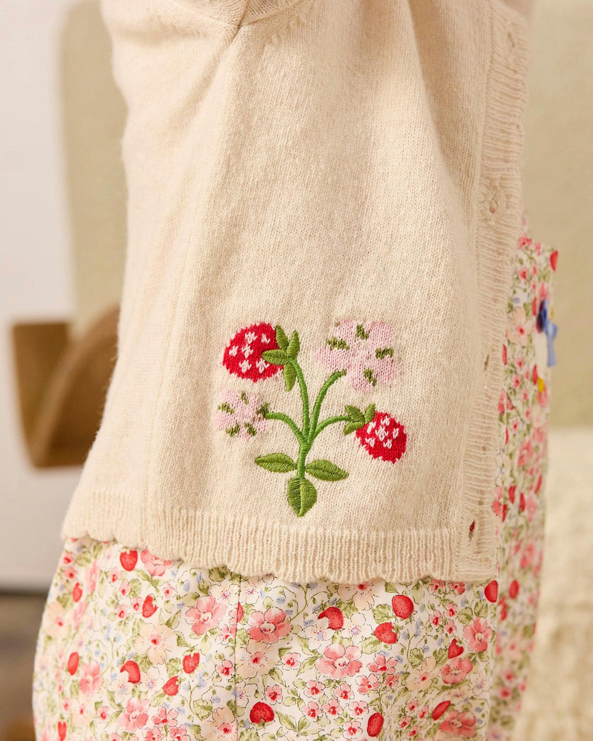 Baby Strawberry Cardigan