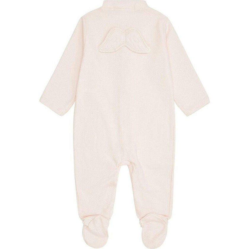 Angel Wing™ Pointelle Sleepsuit - White