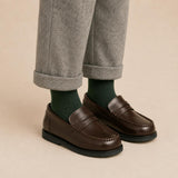 Scholar Moccasin | Brown Leather