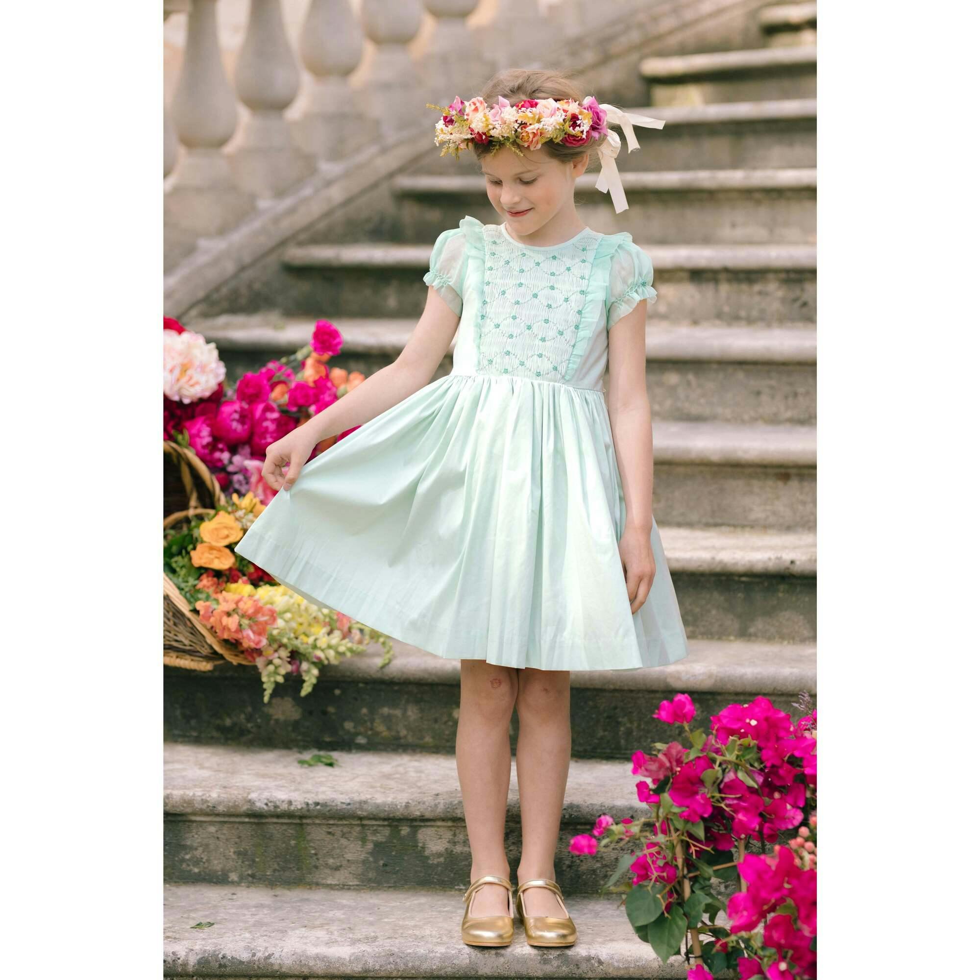 Camelia Pink Organza Sleeve Dress