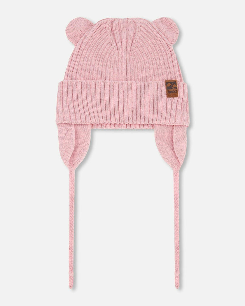 Baby Knit Hat Pale Pink
